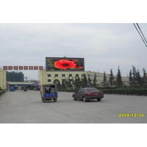 Big Size P10 Full Color Outdoor LED Sign Waterproof 160 Viewing Angle