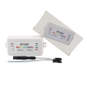 Cheap 3 Channels Magic LED SP105E Controller Bluetooth App Control for sale