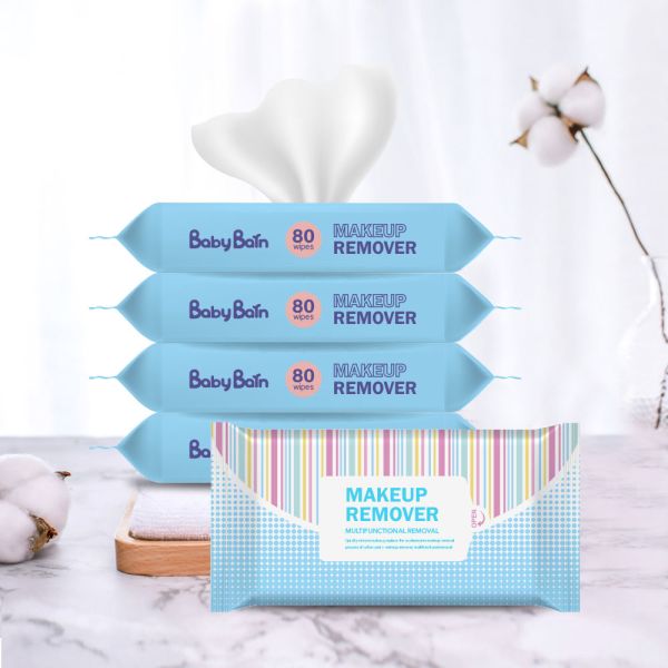 Quality Fragrance Free make up remover cleansing wipes disposable wet wipes Gentle for all Skin Types wholesale