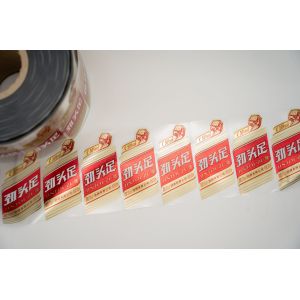 Waterproof Custom Logo Sticker Printing Clear Sticker Labels For Bottles