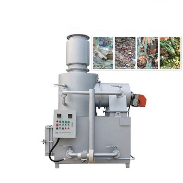 Quality Silver Grey 500L/H Waste Shredder Incinerator for Safe and Sustainable Waste Management wholesale