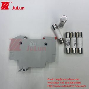 Solar PV Inverter Cylindrical Fuse .Fuse Holder 1000V DC Fuse Holder For Solar