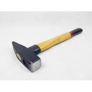 DIN standard carbon steel materials Machinist Hammer with double colors wooden