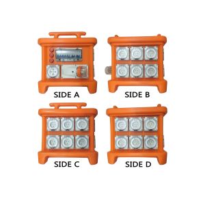 125A PE Electrical Distribution Box IP65 Waterproof Socket Box