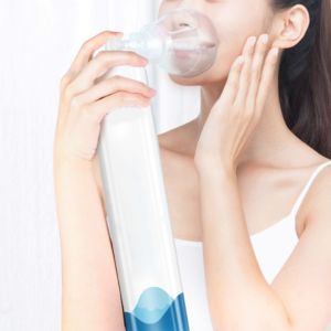 Oxygen Cylinder Spray Can Valve And Mask With Cap Lightweight