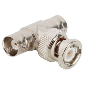 031-208-1051 Adapter Coaxial Connector BNC Plug Male Pin To BNC Jack, Female