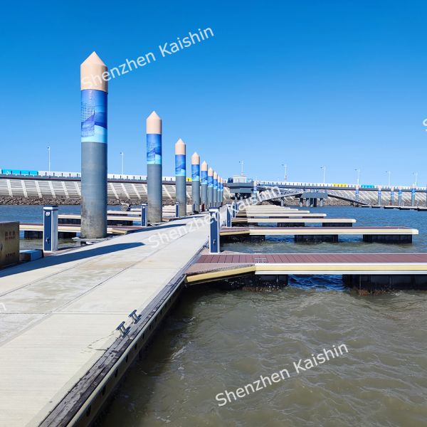 Galvanized Yacht Floating Dock Aluminum Floating Pontoon For Marina Pier