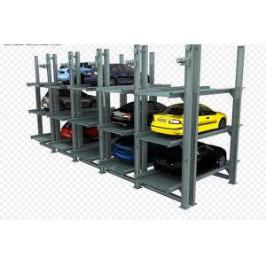 4 Floors Columns Stacker Car Parking System CE Hydraulic Car Parking Lift