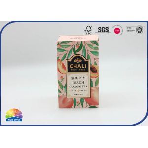 Customized Matt Lamination 4C Printed Folding Carton Box For Tea Product