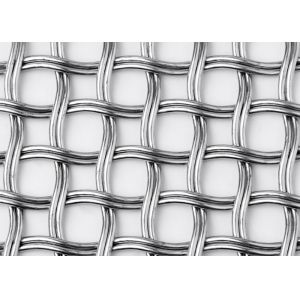 Plain Weave Stainless Steel Metal Mesh Screen For Architectural Woven Wire Mesh