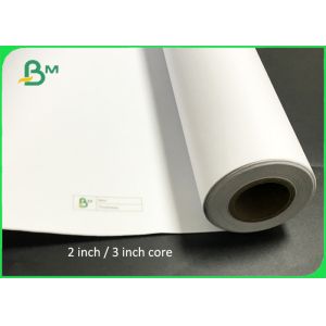2" core Inkjet White CAD Drawing Plotter Paper Roll 36inch * 150 feet