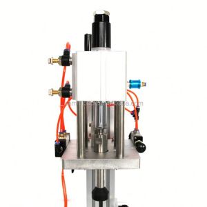 Pneumatic Desktop Perfume Collar Ring Pressing Machine Perfume Bottle Capping