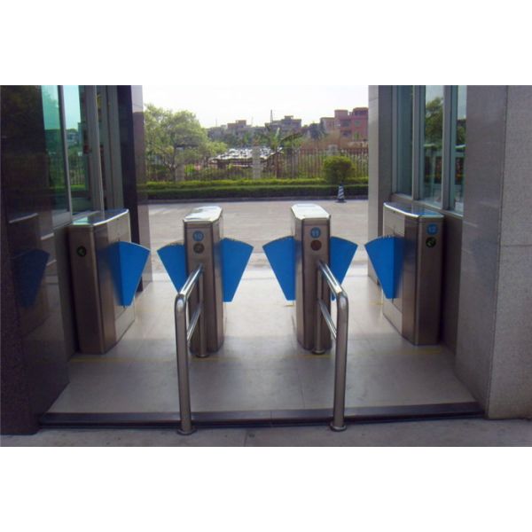 Factory used Secure passage outdoor turnstile 304 stainless steel swing barrier gate for building sites