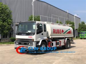 China 4 Compartment ISUZU FTR 15000L Refueler Truck on sale