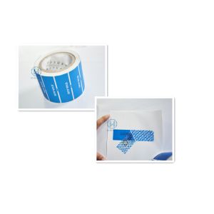 Waterproof Tamper Evident Security Labels / Anti - Counterfeiting Sticker