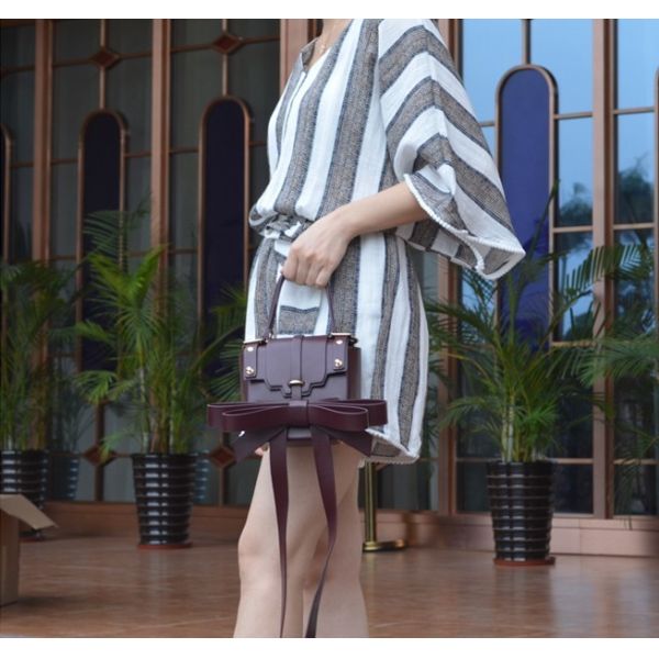 Quality 2016 new Japanese and Korean bow mini shoulder bag diagonal small square handbag wholesale