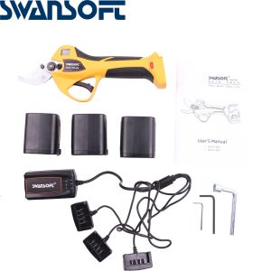 Swansoft New Type 4.0CM Cordless Electric Pruner Eletric Pruning Shears for