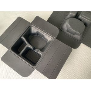 0.8mm Fiber Paper Pulp Biodegradable Packaging With Living Hinge