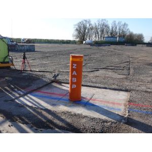 Intercept Height 900mm Automatic Bollards with Anti-Corrosion Treatment and 10±1mm Cylinder Thickness