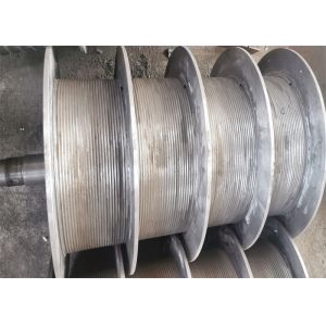 Galvanizing Grooved Winch Drum with 1-150 Mm Groove Pitch and Alloy Steel