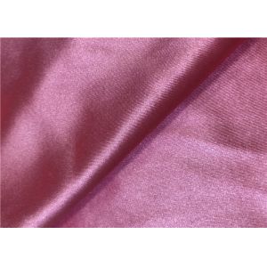 94% Polyester 6% Spandex Shiny Stretch Satin Fabric For Sleep Wear