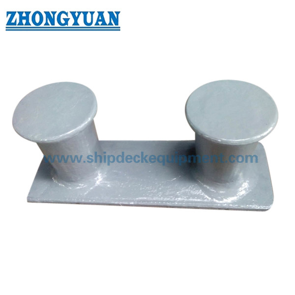 Quality ASTM A27-70-36 Cast Steel 8" 10" Double Bitt Without Horns Ship Mooring Equipment wholesale