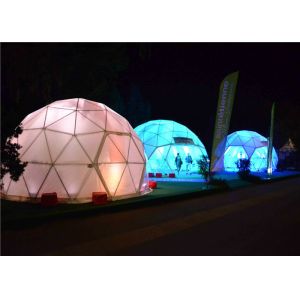 Custom Outside Geodesic Dome Tent With Steel Frame , 25m Diameter