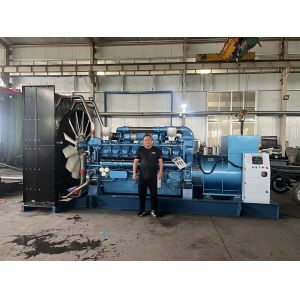 8-10h Long Continuous Running Weichai Diesel Generator 1500kw 50/60HZ