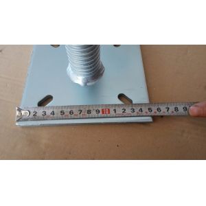 Construction Scaffolding Adjustable Base Jack With Swivel Base Plate