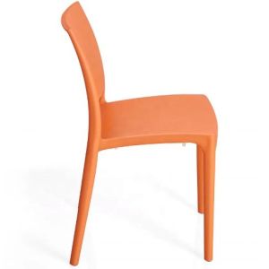 Hotel Restaurant Dining Chairs with Stackable Design and PP Plastic Material