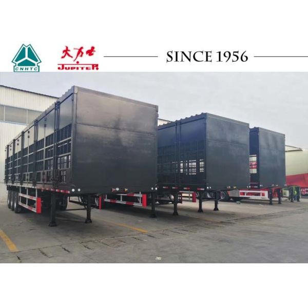 Quality 3 Axle High Side Wall 2500mm Fence Trailer For Gabon wholesale