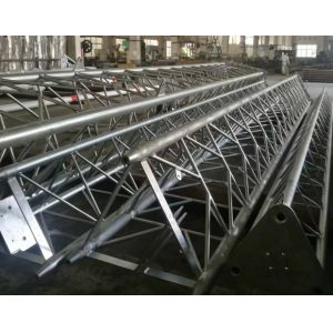 Durable Three Tubes Angle Steel Communication Tower For Wireless Telecommunicati