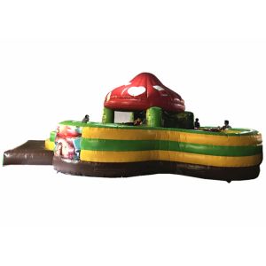 Inflatable Mushroom Fun City Round Shape UV - Resistance NO Lead
