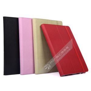 Smart Polyurethane iPad Case with Pen Slot for iPad 2/ the New iPad, Micro Fiber