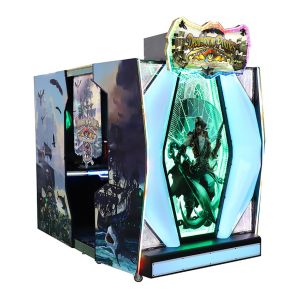 A Pirate Boat Shooting Game Machine 55 Inch LCD Monitor With 12 Months Warranty