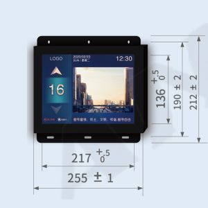 10.1 Inch Vertical TFT LCD Display Full Color For Elevator Tft And LCD