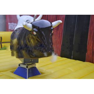 Competitive Inflatable Mechanical Bull , PVC Inflatable Mat with Mechanical
