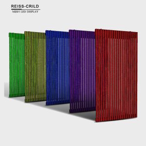 Ultra Low Decay LED Mesh Display High Color Saturation Long Service Life