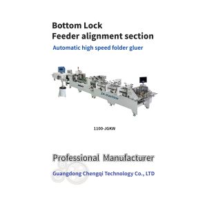 Automatic Lock Bottom Folding Gluing Machine for 2-3 Layers Corrugated Paper