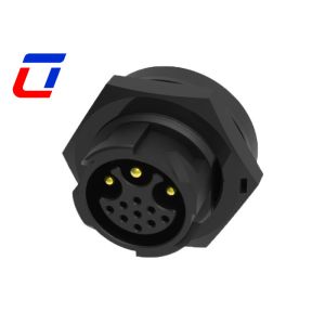12 Pin Waterproof LED Connector 3 Power 9 Signal Waterproof Bulkhead Connectors