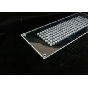 Cheap Clear Optical Quartz Glass Window Plate With Holes JGS2 Standard Type for sale