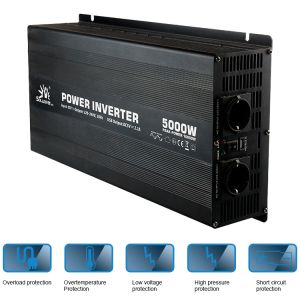5KW Modified Sine Wave Inverter , ODM Portable Power Inverter For Car