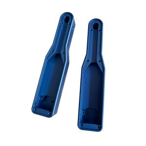 Cheap High Precision CNC Spare Parts with Blue Oxidation Surface Treatment and CNC Machining for sale