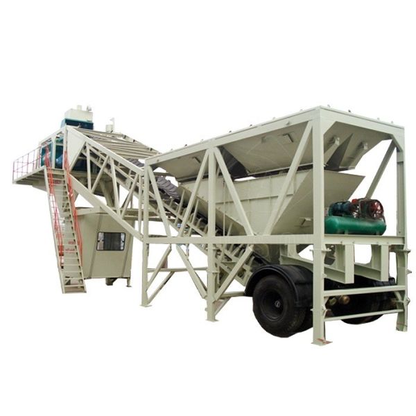 Quality Small Mobile Concrete Plant , Portable Ready Mix Cement Concrete Batching Plant wholesale