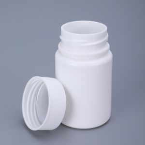 Empty Sealing Pill Plastic Capsules 50ml Round Bottle for Package of Industrial