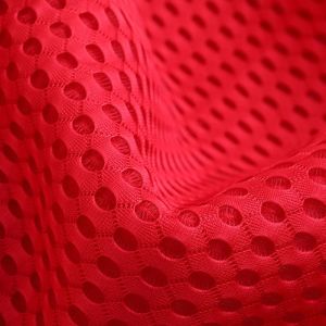 Dyed Pattern Air Mesh Fabric Moisture Absorbent Knitted 3mm 3D Mesh Material