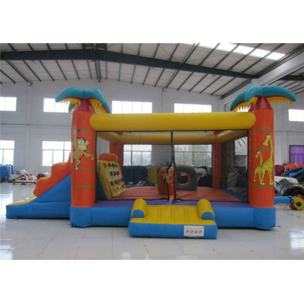 Quality Simple inflatable monkey mini bouncer house PVC material inflatable mini bouncer castle bouncy for kids under 8 years wholesale