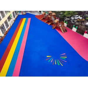 Custom Thickness EPDM Rubber Running Track With Excellent Flexibility Slip