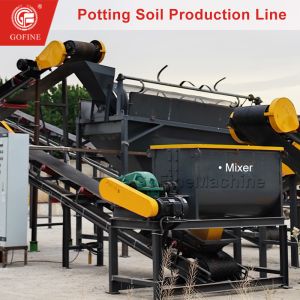 Automated Potting Soil Production Line Soil Mixing Equipment