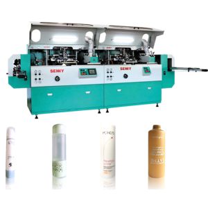 12 Color 5000pcs/Hr Tube Screen Printing Machine 250x200mm For Container